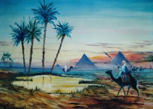 Paysage d'Egypte